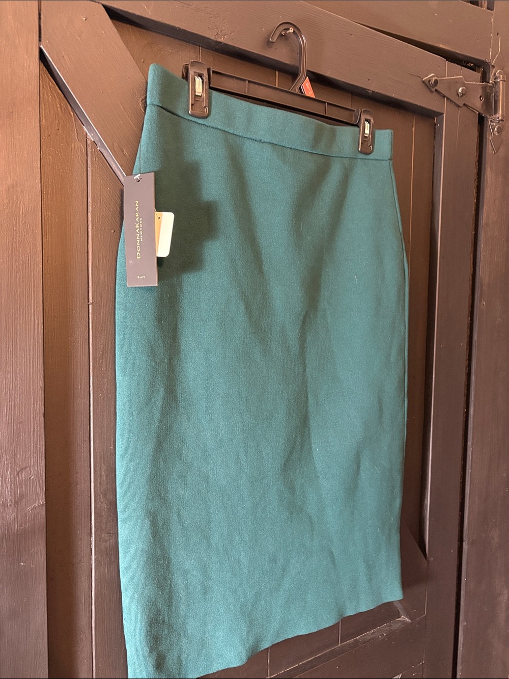 Donna Karan Teal Pencil Skirt